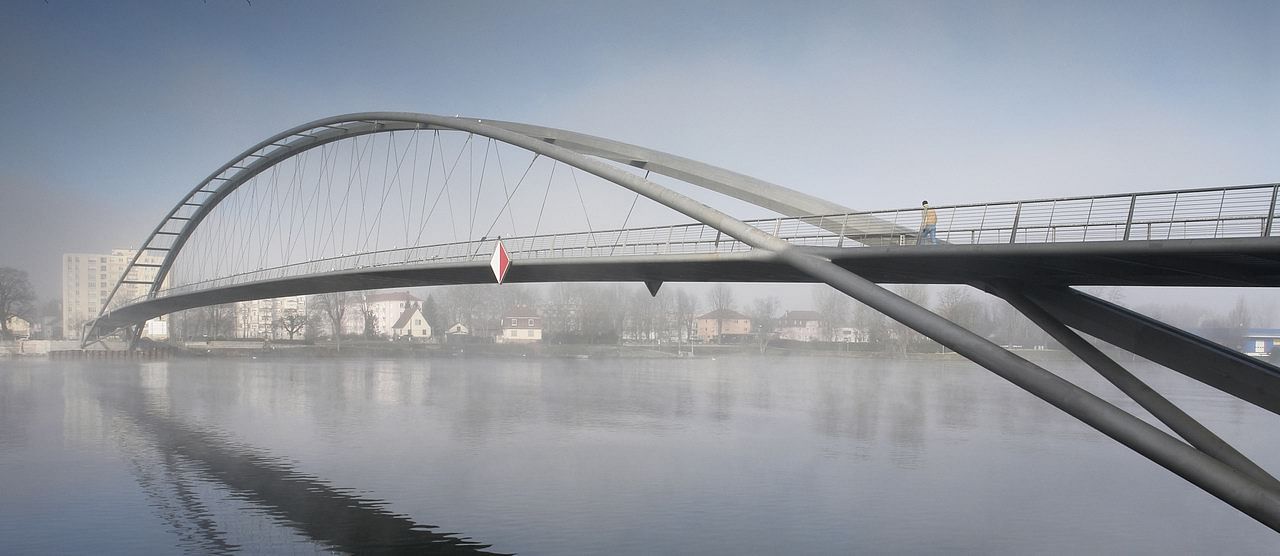 アート・デザイン・音楽 Rheinbrucken Rhine Bridges Bridge over Rhine River - SCIA