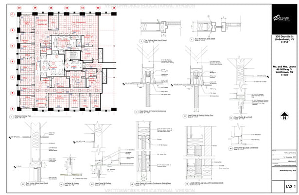 Reflected Ceiling Plan Sheet - This Page Contains the Reflected Ceiling Plan, and Details.