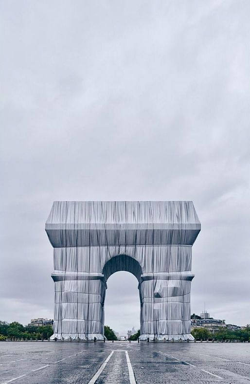 Wrap the Triomphe by Jonathan Ducrest. Image courtesy AIALA.