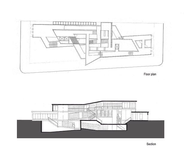 Library Plan, section