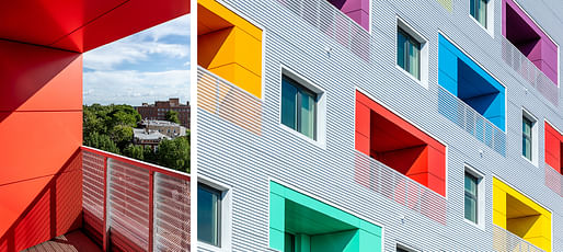 Independence Affordable Housing Balconies, John Ronan Architects. Photo: James Florio.