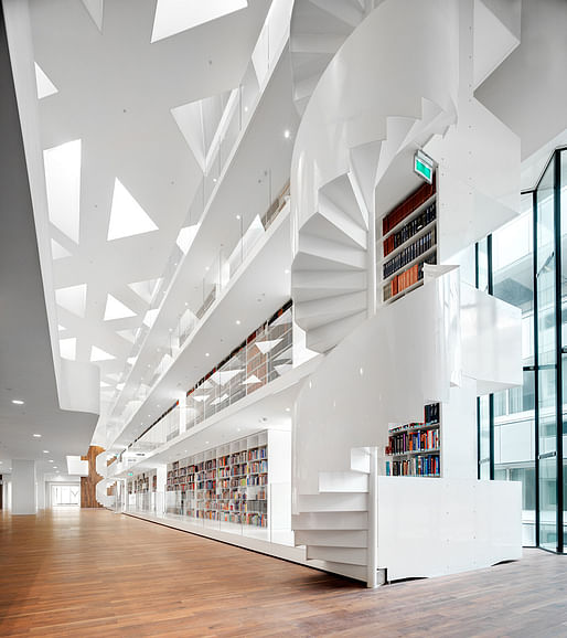 Education Center Erasmus University Medical Center in Rotterdam, the Netherlands by KAAN Architecten; Photo: Bart Gosselin