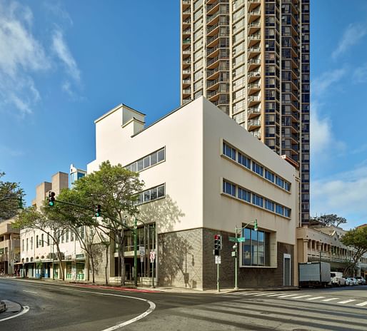 King Liberty Center, exterior, day view, corner of N. King & Maunakea Streets, 2024. Photo: Andrea Brizzi