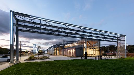 Worcester Blackstone Visitor Center, Worcester, Massachusetts. Image credit: Chuck Choi