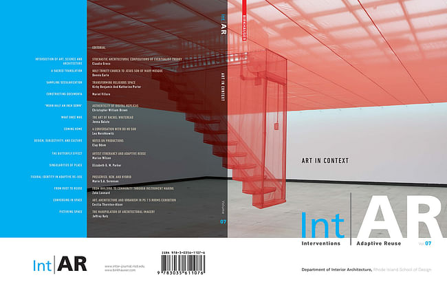 Int|AR journal V07, cover