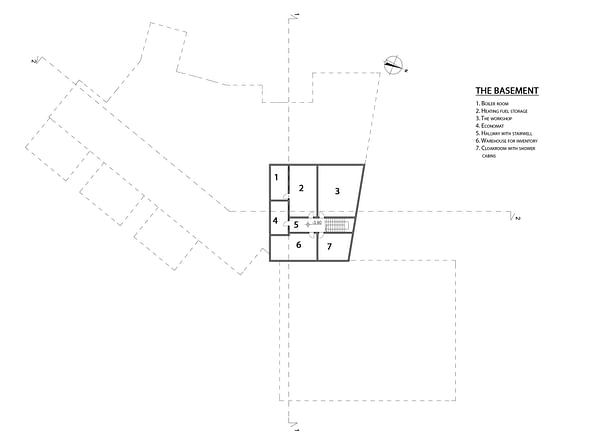Floorplan - The basement