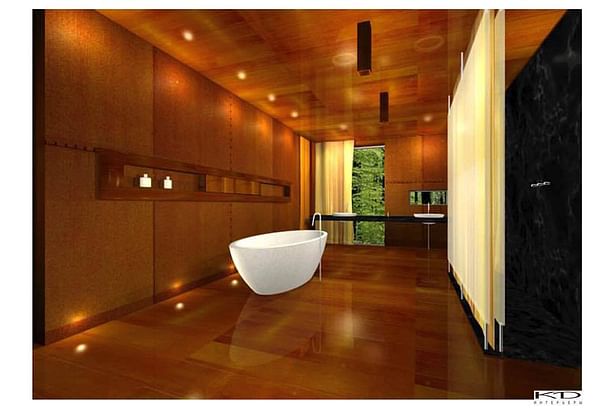 The interior Architectural Studio KD. Bathroom