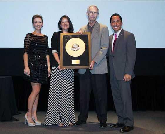 NSAD faculty and alumni part of Davy Architecture team recognized for 'Project of the Year-Public.” Photo with San Diego's Interim Mayor Todd Gloria (right). Credit: Mike Torrey Photography.