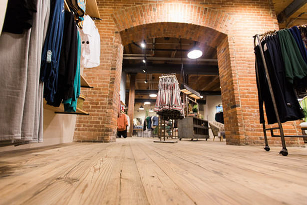 Top Pine Flooring On Anthropologie Retail Store. Visit -> https://www.oldworldtimber.com/previous-projects/