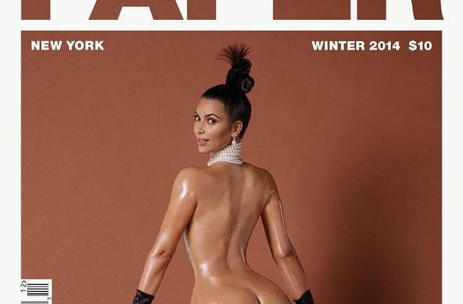 Kim Kardashian 'breaking the internet'