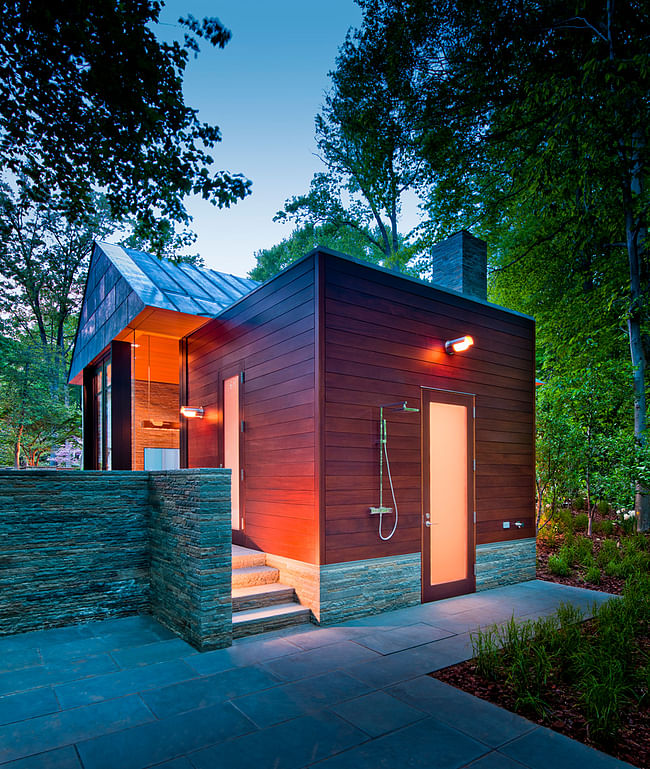 Nevis Pool and Garden Pavilion; Bethesda, MD by Robert M. Gurney, FAIA (Photo: Maxwell MacKenzie)