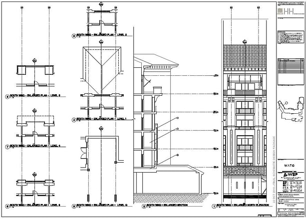 Work Sample - Enlarged Elevation/Wall Section 2