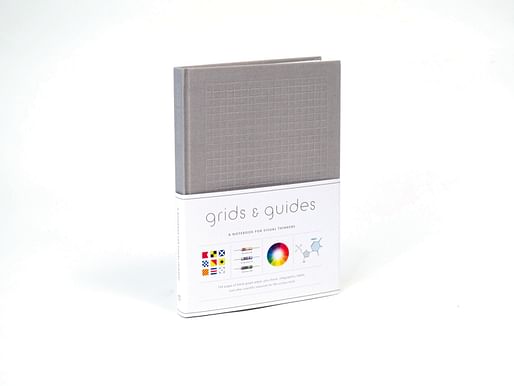 The new Grids & Guides Notebook for Visual Thinkers in gray. Photo courtesy of Princeton Architectural Press.