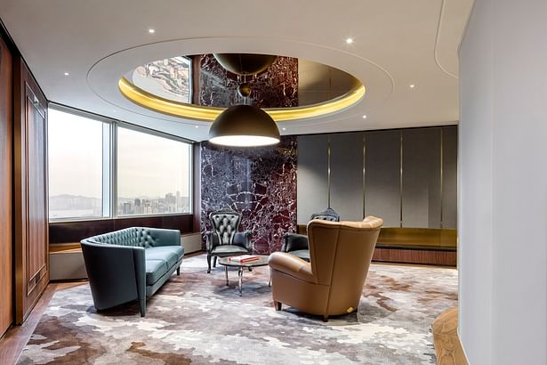 VMS Investment Group Headquarters, Hong Kong, by Aedas Interiors - VIP Room