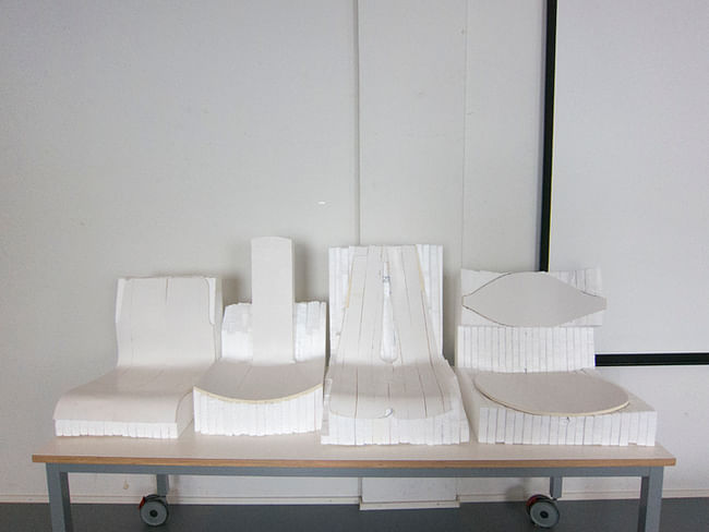 Straight shot of all 4 prototyped chairs!