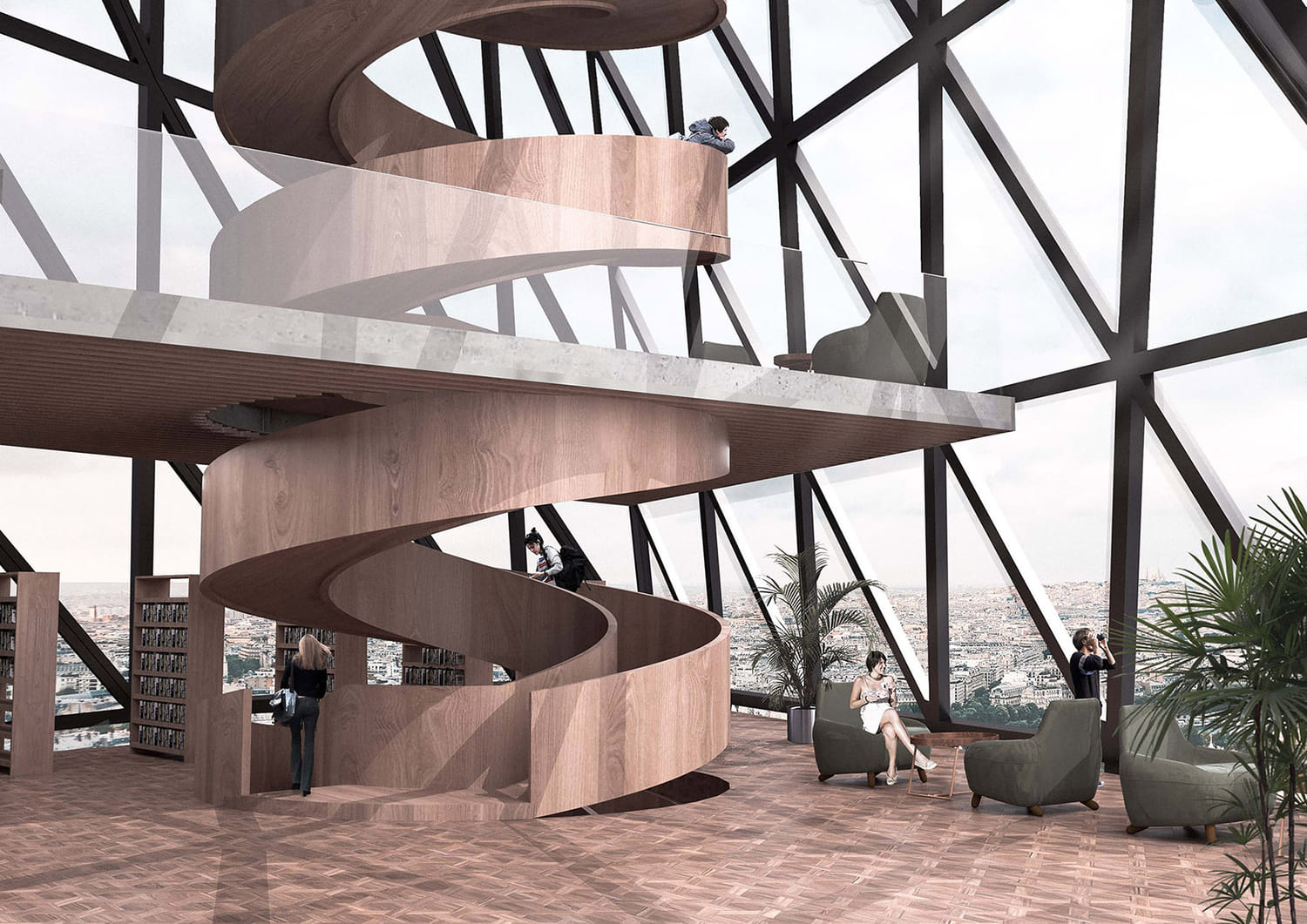 Just Open Architecture proposes a new public library typology with ...