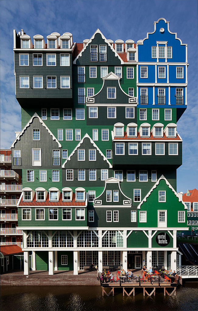 Inntel Hotel Amsterdam – Zaandam in Zaandam, the Netherlands by WAM architecten; Photo: Peter Barnes