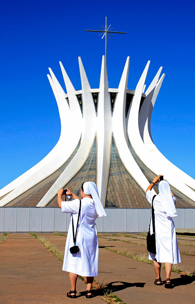 Galit Seligmann - Nuns taking a photo- Brasilia Catherdral