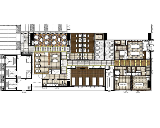 Spa floor plan