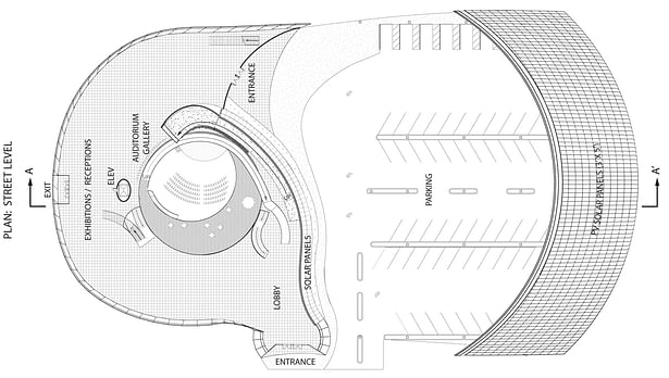 Solar Spiral, Plan: Street Level