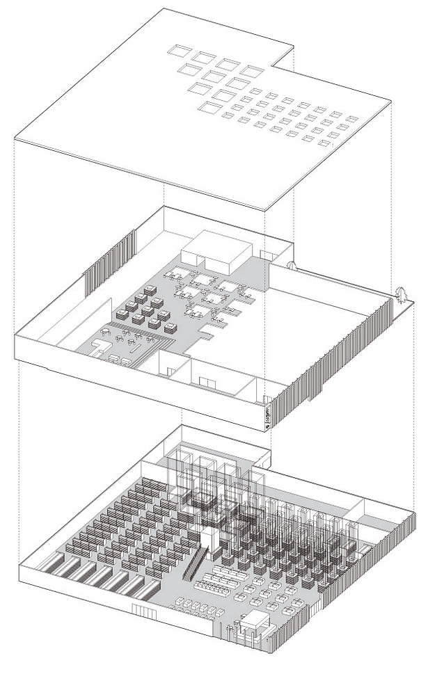 Exploded axonometric