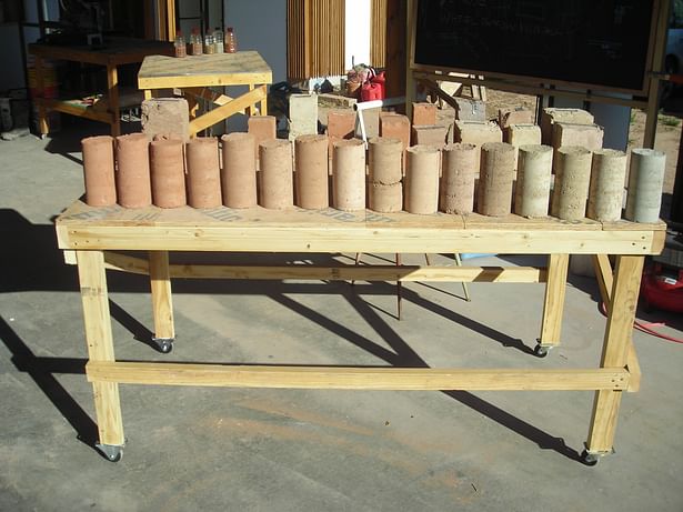 Rammed Earth Samples