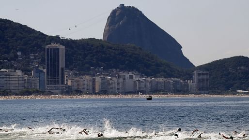 Competitors swim on Copacabana beach in Rio de Janeiro, Brazil, August 2, 2015. Credit: Sergio Moraes/Reuters, via pri.org.