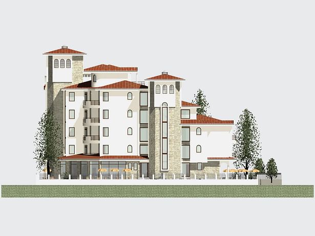 Complex of Holiday Apartments 'Chateau Del Mar' - Elevation