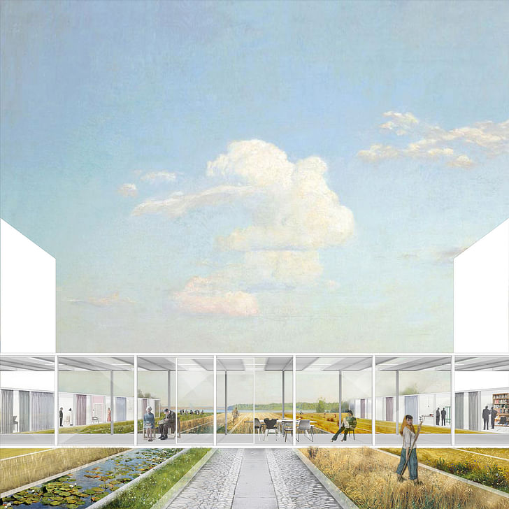 Agricultural Center rendering. Image credit and courtesy of Dingliang Yang.