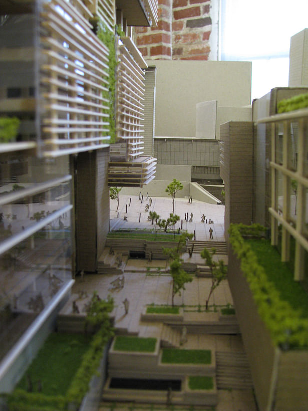 Physical Model Courtyard