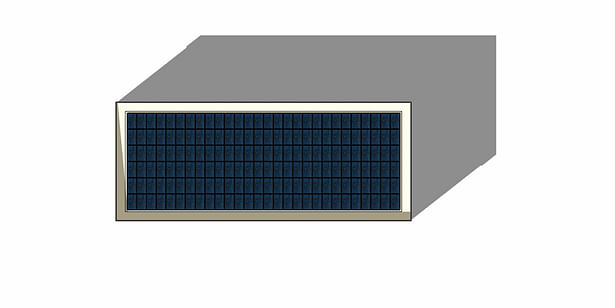 Conceptual Roof Plan with 39.5 kilowatt solar array