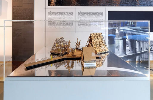 Installation view of 'Water Cities Rotterdam' at the Nieuwe Instituut. Image courtesy Nieuwe Institut