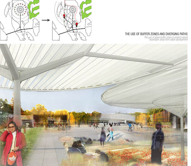Buffer zones and expo park (Image: Wolf House Productions)