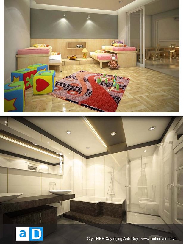 kid room and wc