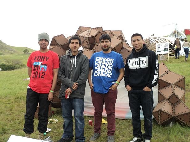 NSAD winning team members from the 2012 Cal Poly Design Village competition are (left to right) Antonio Barragan, Ramiro Martinez, Gonzalo Hernandez, Luis Valdovinos.