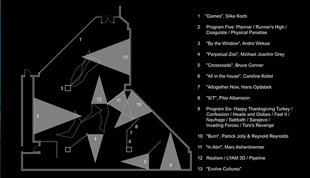 Remote Viewing 2 at Paul Young Gallery Plan