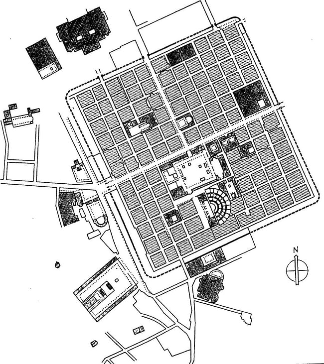 Roman grid in Algeria