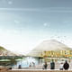 Rendering of the competition-winning design for Klaksvík City Center by Henning Larsen Architects (Image: Henning Larsen Architects)