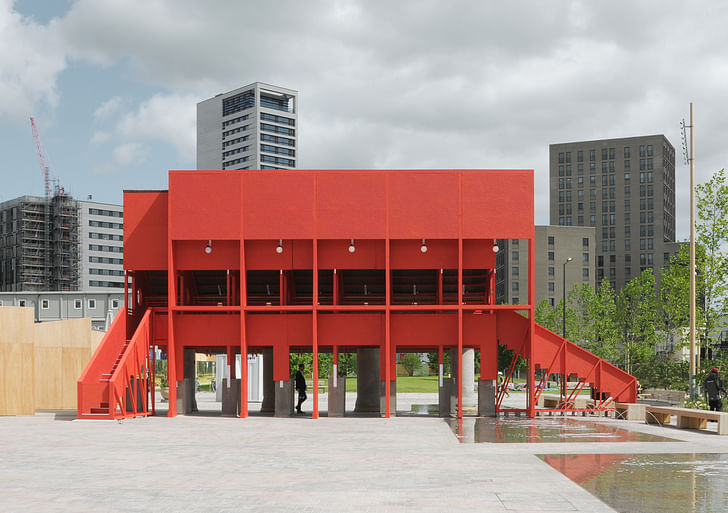 The Red Pavilion by TAKA, Clancy Moore and Steve Larkin