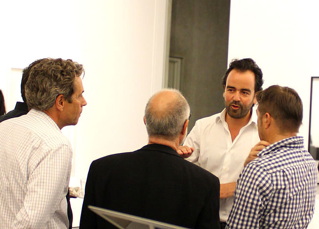 Iwan Baan (2nd from right) in conversation (Photo: Alexander Walter)