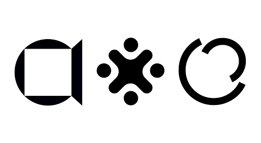 The top three winning accessibility symbol designs by Maksym Holovko, Lena Seifert, and Barbora Tučanová (L-R). Images courtesy UIA.