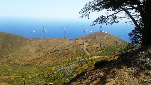 Wind turbines of El Hierro on the Canary Islands. Credit: Lauren Frayer for NPR