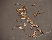 Bronze Liquid Forms Concept