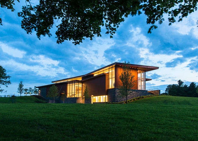 Center for Art and Education, Shelburne Museum by Ann Beha Architects. Photo by Peter Vanderwarker.