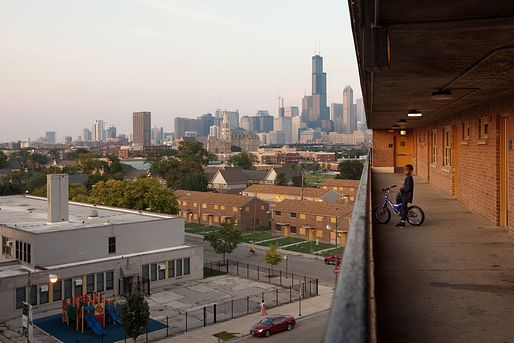 The View Northeast from Loomis Courts (2009). Photo by David Schalliol.