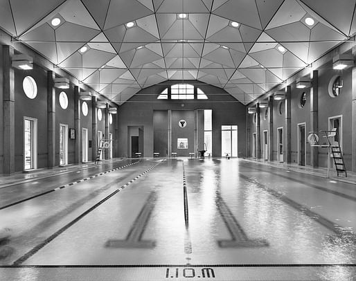 25-meter swimming pool in the Toronto Central YMCA, designed by Diamond Schmitt Architects. Photo: Steven Evans.