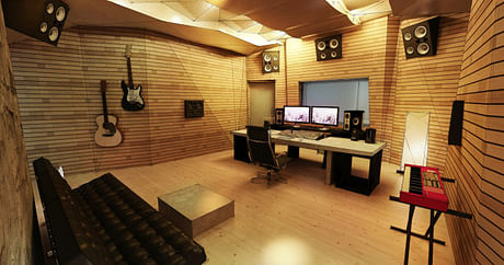 Recording Studio Contro Room | Render