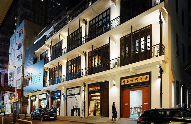 Aedas' Revitalisation Project at Mallory Street/Burrows Street, Wan Chai, Hong Kong. Photo courtesy of Aedas