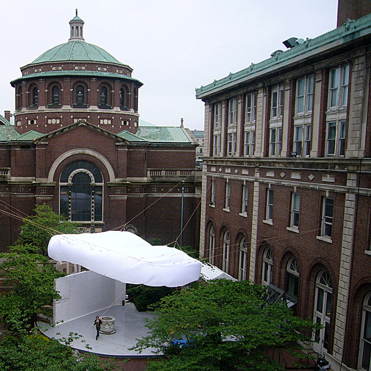 'BOB' installation on Columbia's campus. Image via archinect.com.
