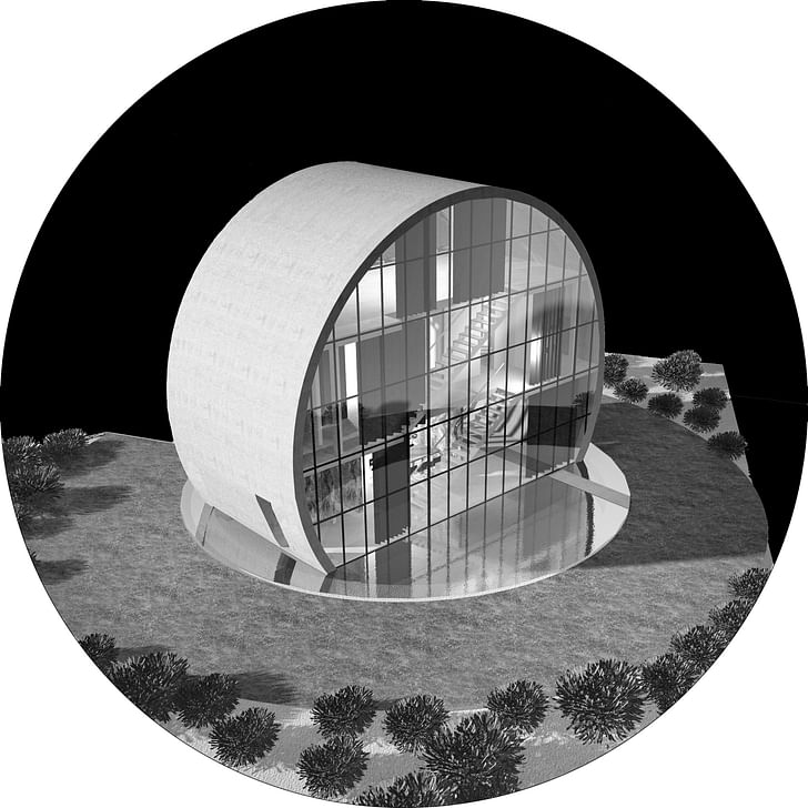 Axonometric of 'Eclipse,' the owner's choice. Image: A2.0 Studio di Architettura 